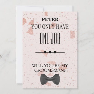 Invitation Serez-Vous Mon Groomsman ?
