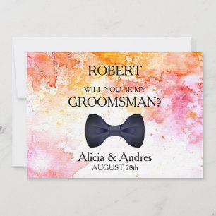 Invitation Serez-vous mon Groomsman ?