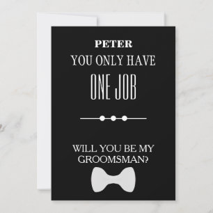 Invitation Serez-Vous Mon Groomsman ?