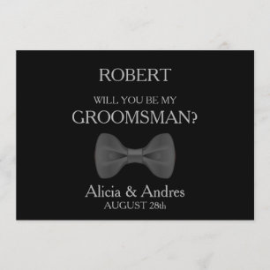 Invitation Serez-vous mon Groomsman ?