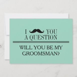 Invitation Serez-vous mon Groomsman ?