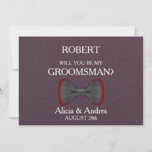 Invitation Serez-vous mon Groomsman ?
