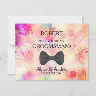 Invitation Serez-vous mon Groomsman ?
