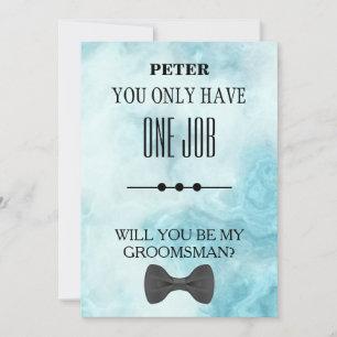 Invitation Serez-Vous Mon Groomsman ?