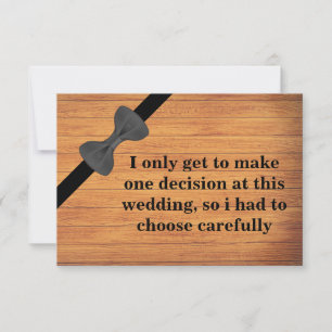 Invitation Serez-vous mon Groomsman ? Arrière - plan en bois