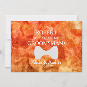 Invitation Serez-vous mon Groomsman ? Proposition