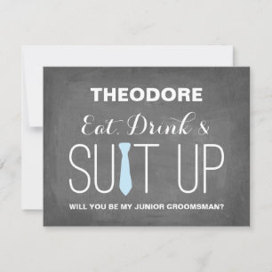 Invitation Serez-vous mon Junior Groomsman ?   Groomsmen
