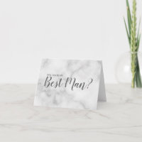 Serez-Vous Mon Meilleur Homme ? Élégant script en 
