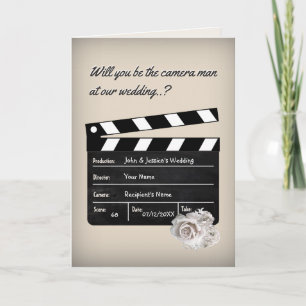 Invitation Serez-vous notre cadreur de mariage ?