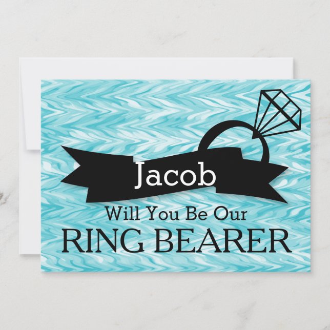 Invitation Serez-Vous Notre Porteur De Bague ? (Devant)
