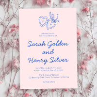 Serrure de coeur Whimsical Doodle Croquis moderne 