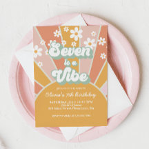 Seven est Vibe Retro Sunshine daisy boho floral