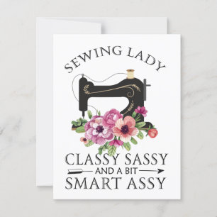 Invitation Sewing Lady Class Sassy And A Bit Smart Assy