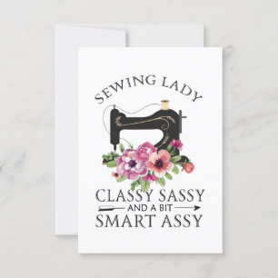 Invitation Sewing Lady Class Sassy And A Bit Smart Assy
