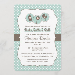 Invitation Shake Rattle et Roll