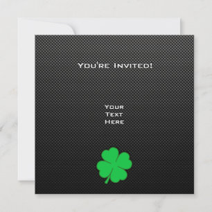 Invitation Shamrock élégant