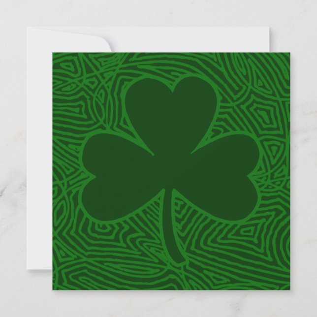 Invitation Shamrocks (Devant)