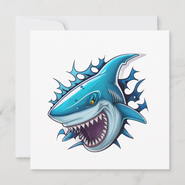 Invitation Shark logo T-Shirt (Devant)