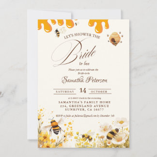 Invitation She found her honey Bee bridal shower