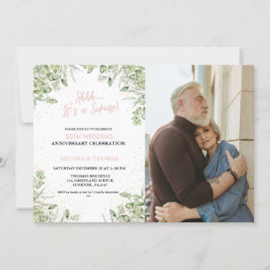 Invitation Shhh C'est une surprise 50ème anniversaire de Mari