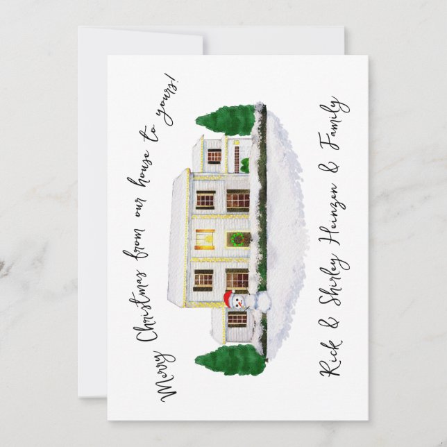 Invitation Shirley flat card (Devant)