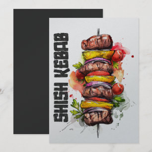 Invitation Shish Kebab Arabe Alimentation pour accéder à la d