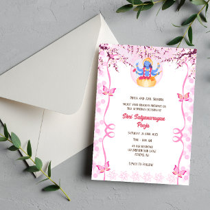 Invitation Shri Satyanarayan Pooja Hindu