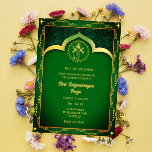 Invitation Shri Satyanarayan Pooja Hindu