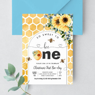 Invitation Si doux d'être un thème de fête d'abeille pour un 