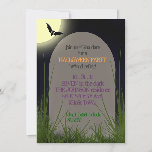 Invitation Si tu oses inviter (Devant)