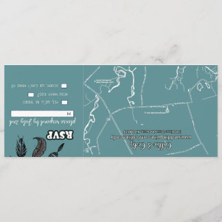 Invitation Signature : Matte 4" x 9,25", envelo blanc standar