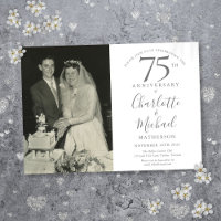 Signature Script 75e anniversaire du Mariage Photo