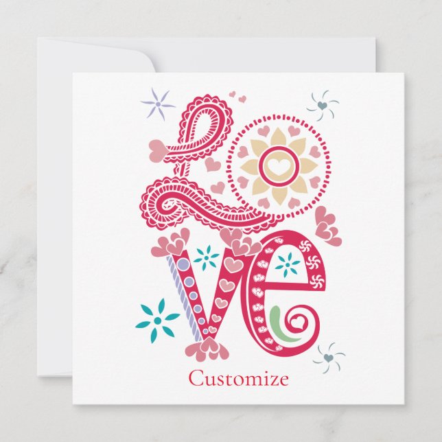 Invitation SIGNE D'AMOUR Super Hippie Thunder_Cove (Devant)