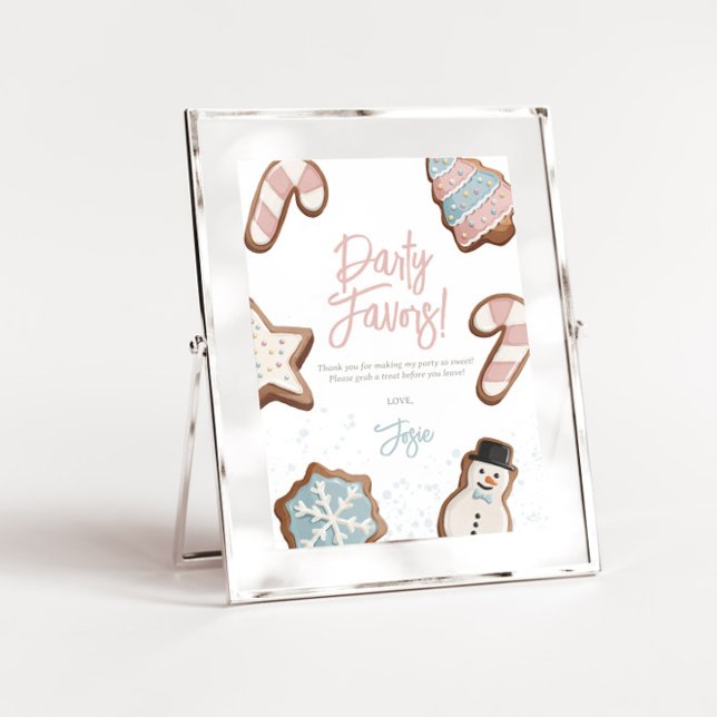 Invitation SIGNE DE FÊTE D'ANNIVERSAIRE DOUCE EN Hiver (Créateur téléchargé)