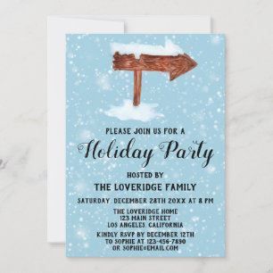 Invitation SIGNE EN BOIS & Fête de Noël Blanche Neige