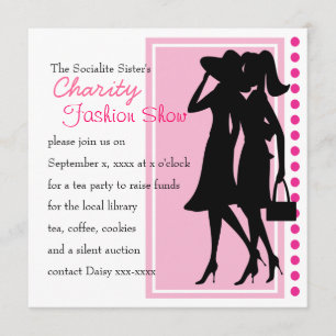 Invitation Silhouettes de mode