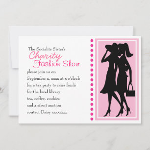 Invitation Silhouettes de mode