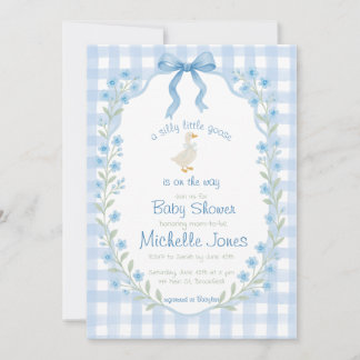 Invitation Silly Little Goose Baby Shower 