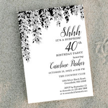 Silver Birch 40e Anniversaire Surprise d'Anniversa