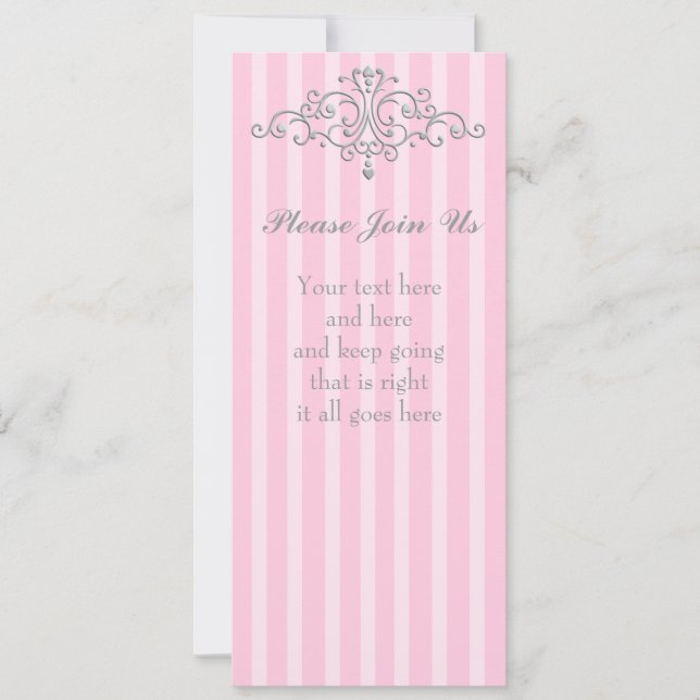 Invitation Silver Princess Filigree (Devant)