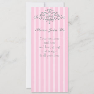 Invitation Silver Princess Filigree