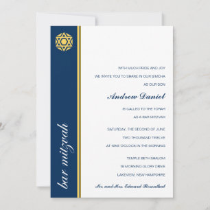 Invitation Simcha Bar Mitzvah
