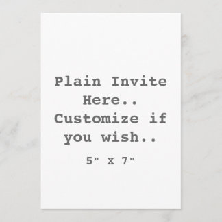 Invitation simple..