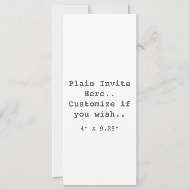 Invitation simple.. (Devant)