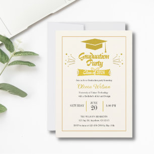 Invitation simple à un diplôme universitaire