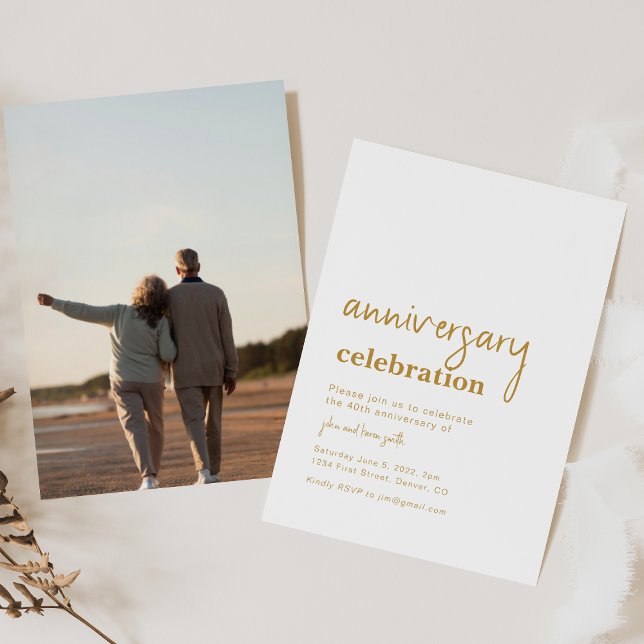 Invitation simple à une fête d'anniversaire (Créateur téléchargé)