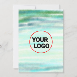 Invitation Simple ajout minimal du nom de texte du logo