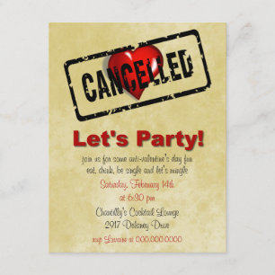 Invitation simple de partie du jour