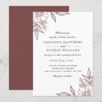 Simple Elégant Mariage Floral Corners