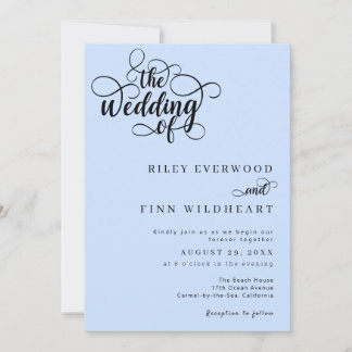 Invitation Simple élégant minimaliste moderne Mariage